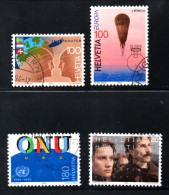 Switzerland, Used, 1994_1995, Michel 1518, 1526, 1543, 1561, Lot - Usados