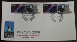 Greece 2009 Europa Cept Imperforate+Perf Unofficial FDC - FDC