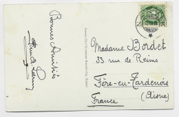 NORGE NORWAY 7 ORE NARVIK 12.VIII.1934 CARTE CARD FRA FJELLET TO FRANCE - Storia Postale