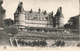 FRANCE - Environs De Vichy - Randan - Vue Sur Le Château (Côtés Des Jardins) - De L'extérieure - Carte Postale Ancienne - Riom