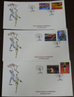 Greece 2004 Olympic Sports Unofficial SET Of 3 FDC - FDC