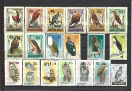 Collection Of 43-Birds Of Prey Stamps, Mint, Mint Hinged, Includes Owl And Vulture, Condition As Per Scan - Águilas & Aves De Presa