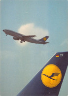 Ansichtskarte / Postkarte - Lufthansa Werbekarte Startendes Flugzeug Hinter Seitenflosse - 1946-....: Era Moderna