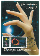 MAX 48 - 4 TOTAL ECLIPSE, Romania - Maximum Card - 1999 - Astrologie