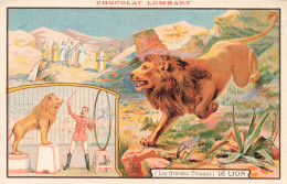 ANIMAUX & FAUNE - Lion - Les Grandes Chasses - Dessin - Colorisé - Carte Postale Ancienne - Leones