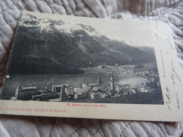 SUISSE  Saint Moritz -BAD  1902 - Andere & Zonder Classificatie