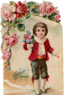 CHROMOS POULAIN MERE ET GARCON AU BOUQUET - Suchard