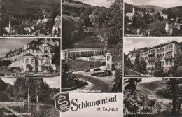 279 - Schlangenbad - Blick Vom Wilhelmsfelsen, Kurhotel, Thermal-Schwimmbad, Kurgarten, Sanatorium - Schlangenbad