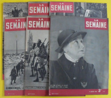 6 Revues La Semaine De 1942. Actualités Guerre Photos Collaboration Pacifique Japon Singapour Malaisie Australie Togo - Oorlog 1939-45