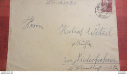 SBZ: Brief DS Bis 100g Frank. Mit 20Pf Kollwitz Als EF (Überfrankiert) Vom 12.11.50 Aus Wolkenburg (Mulde) Knr: 219 - Brieven En Documenten