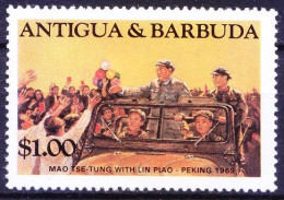 Antigua And Barbuda 1984 MNH, Mao Tse-Tung Chinese Politician In Peking - Mao Tse-Tung