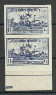 Turkey; 1941 395th Anniv. Of Barbaros Hayrettin's Death 10 K. "Imperf. ERROR" Essay - Unused Stamps