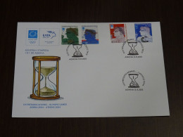 Greece 2003 Olympic Cities Cancels One Year Before Unofficial 5 Covers - FDC