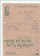 104-P.Daxhelet-Van D'Huynslager..Tabac De Qualité...Mouscron-Moeskroen...Belgique-Belgie.....1956 - Autres & Non Classés
