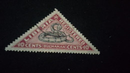 LİBERYA--1921-  10  C.      DAMGALI - Liberia