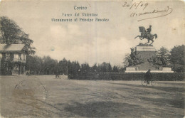 ITALIA  TORINO  PARCO DEL VALENTINO MONUMENTO AL PRINCIPE AMEDEO - Otros Monumentos Y Edificios