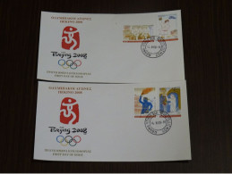 Greece 2008 Beijing Olympic Games Unofficial Covers - FDC