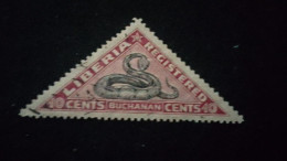 LİBERYA--1921-  10  C.      DAMGALI - Liberia