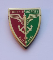 PP44 Pin's Armée Militaire Forces Françaises En Allemagne Ancre Marine Parachute Achat Immédiat - Militaria