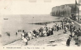 FRANCE - Veules Les Roses - La Plage Et Les Cabines - Animé - LL - Carte Postale Ancienne - Veules Les Roses