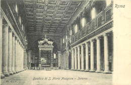 ITALIA ROMA BASILICA DI S. MARIA MAGGIORE INTERNO - Kirchen