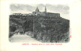  ITALIA  LORETO BASILICA DELLA S. CASA  DALLA STAZIONE - Otros & Sin Clasificación