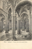 ITALIA  SIENA CATTEDRALE L'INTERNO VISTO DELLA NAVATA SINISTRA - Siena