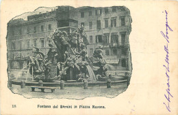 ITALIA  ROMA FONTANA DEL BERNINI IN PIAZZA NAVONA - Lugares Y Plazas