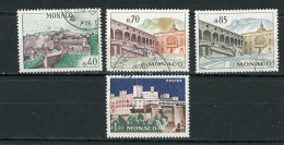 MONACO: - LE PALAIS - N° Yvert 545A+548A+549+550 Obli. - Used Stamps