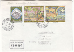 Vatican - Lettre Recom De 1975 - Oblit Poste Vaticane - Exp Vers Kirchheim - - Lettres & Documents