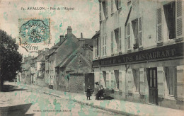 FRANCE - Avallon - Rue De L'hôpital - Vue Panoramique - Pothain - Libraire éditeur - Avallon - Carte Postale Ancienne - Avallon
