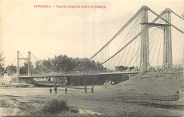 ESPANA ZARAGOZA  PUENTE COLGANTE SOBRE EL GALLEGO - Zaragoza