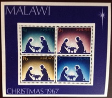 Malawi 1967 Christmas Minisheet MNH - Malawi (1964-...)