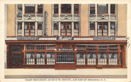 Usa - NEW YORK CITY - Riggs' Restaurant, 43-45-47 W. 33rd St., Just East Of Broadway - Manhattan