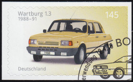 3378 Automobile - Wartburg 1.3., Selbstklebend Auf Neutraler Folie, EV-O Bonn - Gebraucht