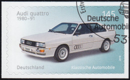 3379 Automobile - Audi Quattro, Selbstklebend Auf Neutraler Folie, EV-O Bonn - Gebraucht