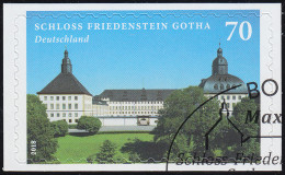 3388 Schloss Friedenstein Zu Gotha, Selbstklebend Auf Neutraler Folie, EV-O Bonn - Gebraucht