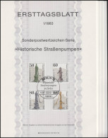 ETB Berlin Jahrgang 1983 Nr. 1 - 9 Komplett - 1st Day – FDC (sheets)