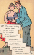 ILLUSTRATEUR - Griff - Les Commandements Du Vieux Garçon - Couple - Carte Postale Ancienne - Griff