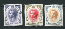 MONACO: - RAINIER III - N° Yvert 545+772+773 Obli. - Used Stamps
