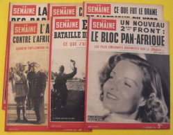 6 Revues La Semaine De 1942. Actualités Guerre Photos Collaboration Madeleine Sologne Egypte Dakar Darlan Juin - War 1939-45