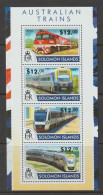 Solomon Islands 2015 Australian Trains Sheetlet MNH - Trains