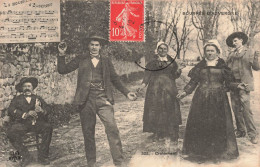 SPECTACLE - Bourrée D'Auvergne - Croisement - Animé - Carte Postale Ancienne - Música Y Músicos