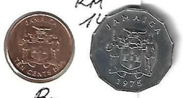 *jamaica 1 +10 Cent  1975+1995  Km 64+ 146.2 Unc+bu - Giamaica