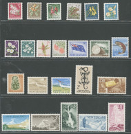 1960-66 NEW ZEALAND - Stanley Gibbons N. 781-02 - Flora E Fauna - 23 Valori - MNH** - Andere & Zonder Classificatie