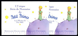 Frankreich 2001 Kursmünzensatz/ KMS Im Folder "Petit Prince" ST (MZ923 - Autres & Non Classés