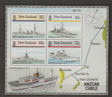 1985 MNH New Zealand Block 7 Postfris** - Blocks & Sheetlets