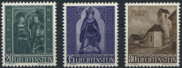 Liechtenstein 374-376 Weihnachten 1958 Tadellos Postfrisch Kat.-Wert 14,00 - Storia Postale