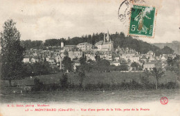 FRANCE - Montbard (Côte D'Or) - Vue D'une Partie De La Ville - Prise De La Prairie - Carte Postale Ancienne - Montbard