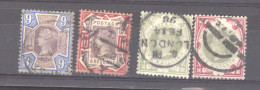Grande Bretagne  :  Yv  101-04  (o) - Used Stamps